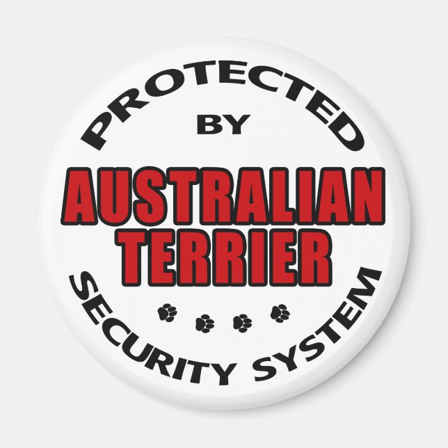 Imã Segurança Terrier australiana (Frente)