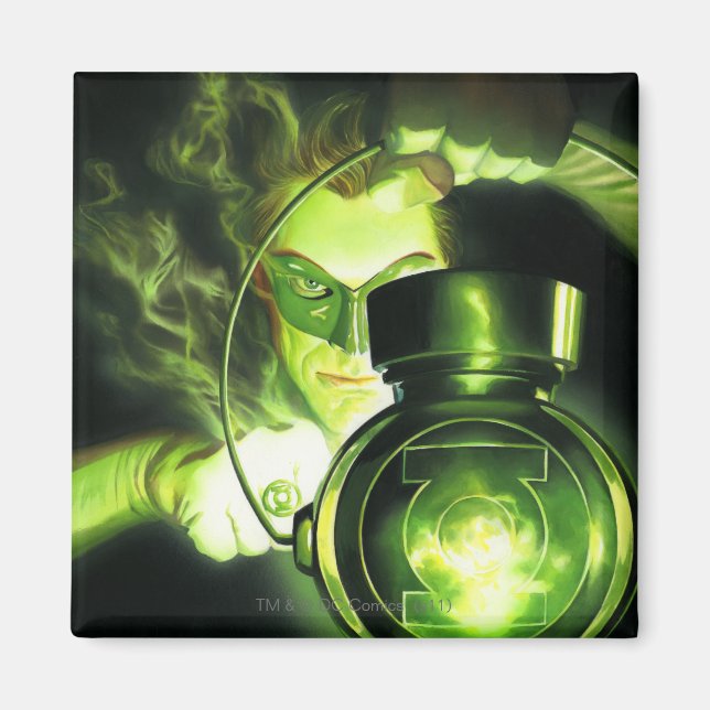 Imã Segurando a Lanterna Verde (Frente)