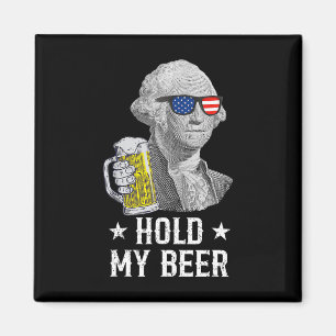 Imã Segure minha cerveja George Washington Patriot Eng
