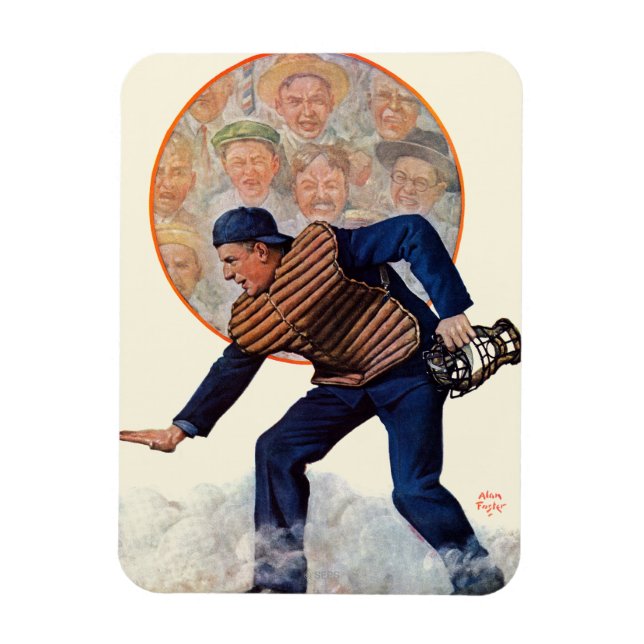 Ímã Seguro no Prato (Vertical)