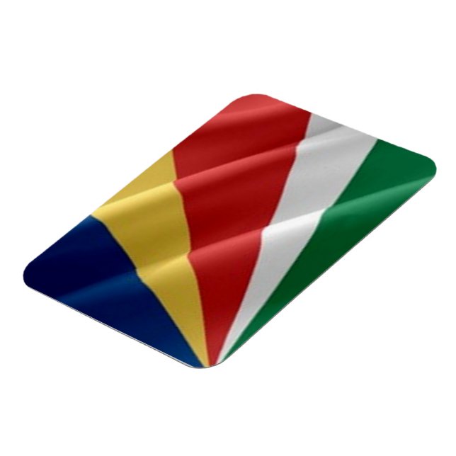 Ímã Seicheles - Bandeira de Ondas - (Left Side)