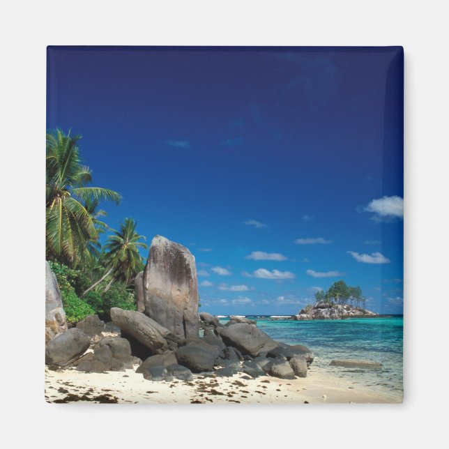 Imã Seicheles, Ilha Mahe, praia de Anse Royale. (Frente)