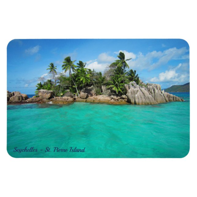 Ímã Seicheles, Praslin - Ilha Tropic - Foto (Horizontal)
