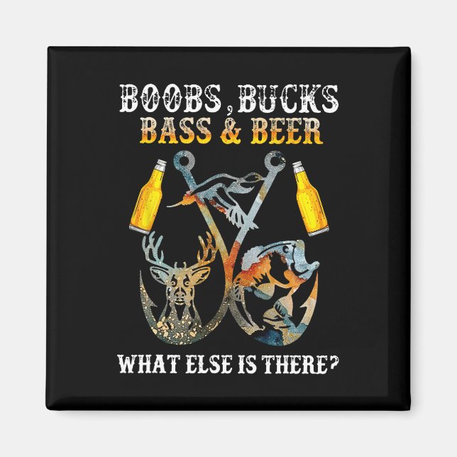 Imã Seios Bucks Byss Cerveja O Que Mais Há Pesca  (Frente)