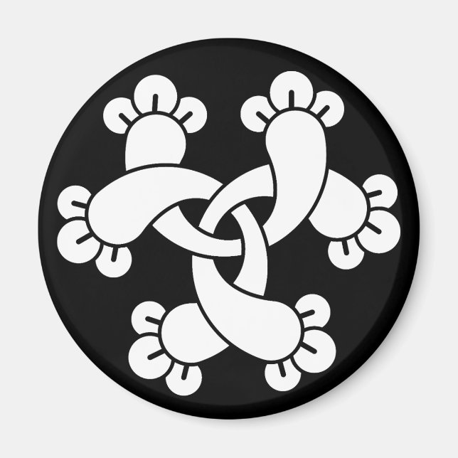 Imã Seis pincéis de encravamento (Frente)