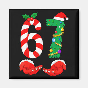 Imã Seis Sete 67 Meme Papai Noel Natal Férias Engraçad
