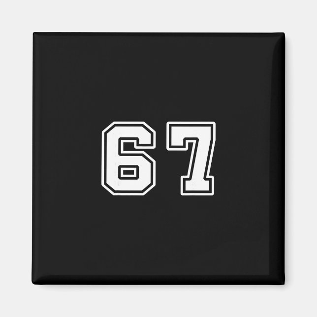 Imã Seis Sete 6 7 Meme 67  (Frente)