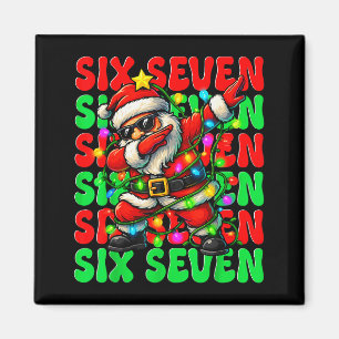 Imã Seis Sete 6 7 Meme Dabbing Papai Noel Natal 67 Paj