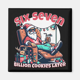 Imã Seis Sete Biscoitos de Natal para Meme de Natal En