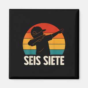 Imã Seis Sete Espanhol 67 Meninos Crianças Six Seven E