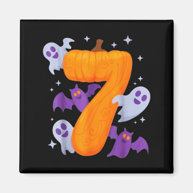 Imã Seis Sete Meme 6 7 Fantasia de Halloween  (Frente)