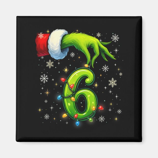 Imã Seis Sete Meme De Natal Engraçado Casal Combinando (Frente)
