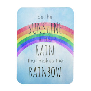 Ímã Seja a luz do sol na chuva