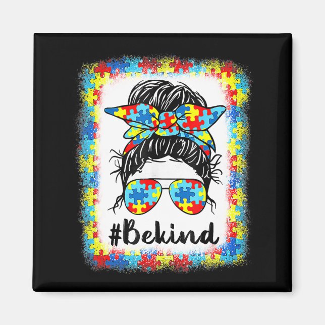 Imã Seja Amável Autismo Conscientista Mensageira Menin (Frente)