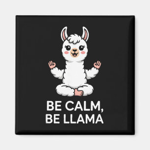 Imã Seja Calmo Seja Llama Meditação Yoga