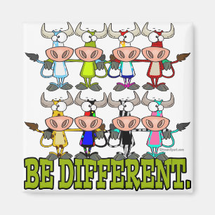 Imã SEJA DIFERENTE DE vacas engraçadas