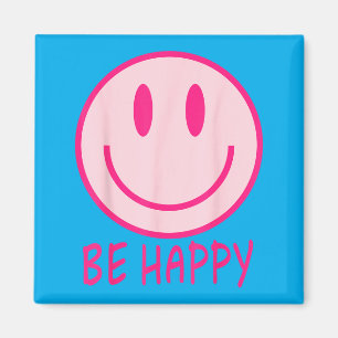 Imã Seja Feliz Anos 70 80 nk Rosto Sorridente Feliz