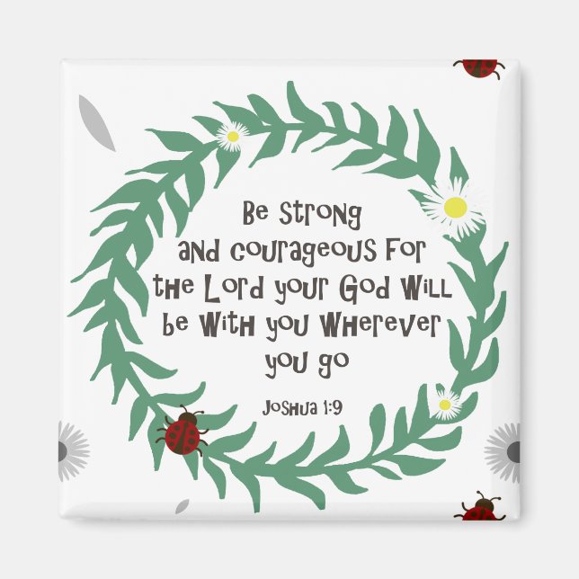 Imã Seja Forte E Corajosa (Frente)