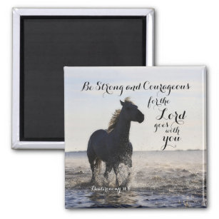Imã Seja Forte e Corajosa Bíblia Verso 31 Cavalo