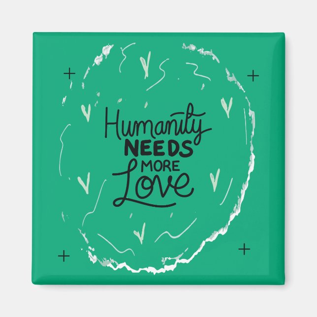 Imã Seja gentil com o Design do Lembrete (Frente)