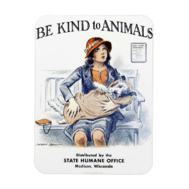 Ímã Seja gentil com o Magnet dos Animais