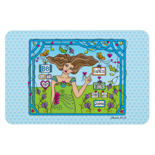 Ímã Seja gentil com Outros_Íman flexível 6" x 4"