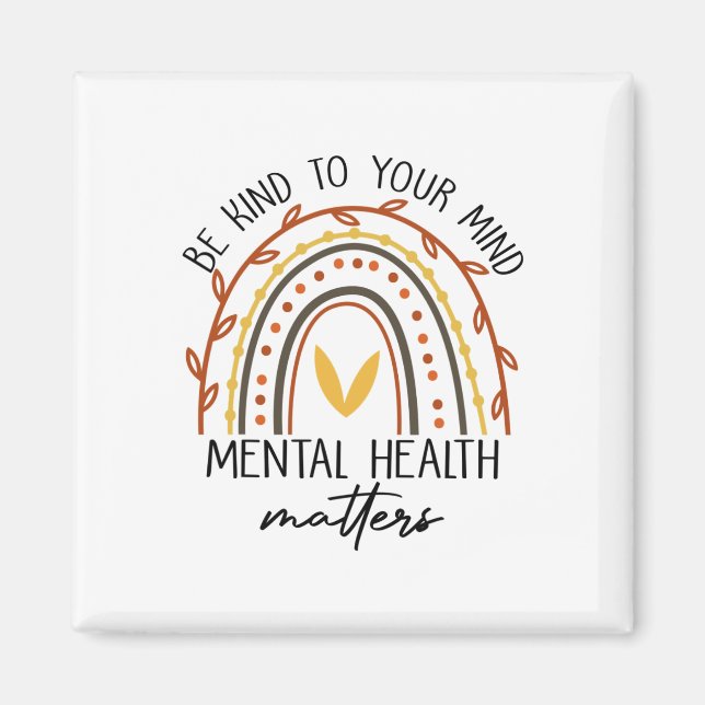 Imã Seja gentil com seus problemas de saúde mental (Frente)