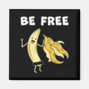 Imã Seja grátis, Fruta Gráfica De Banana Livre Liberda