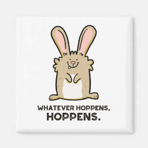 Imã Seja lá o que for, Hoppens Rabbit Pun Magnet
