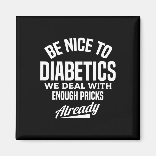 Imã Seja legal em Diabetes Tipo 1 (Frente)