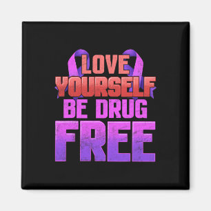 Imã Seja Livre De Drogas Se Ame Roxo Fita