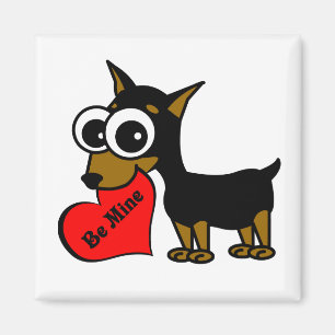 Imã Seja meu Pinscher diminuto bonito