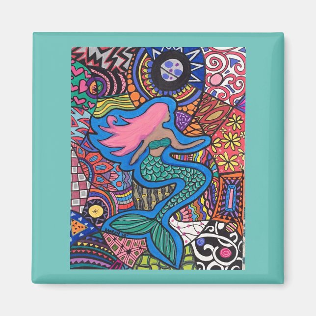 Imã Seja o ímã MERMAID (Frente)