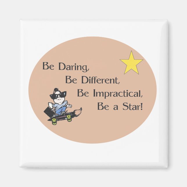 Imã Seja ousado (Frente)