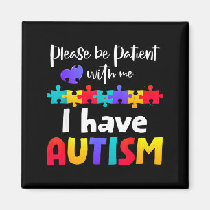 Imã Seja paciente comigo eu tenho autismo quebra-cabeç