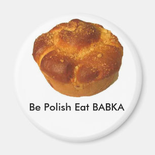 Imã Seja polonês comem o ÍMÃ de BABKA