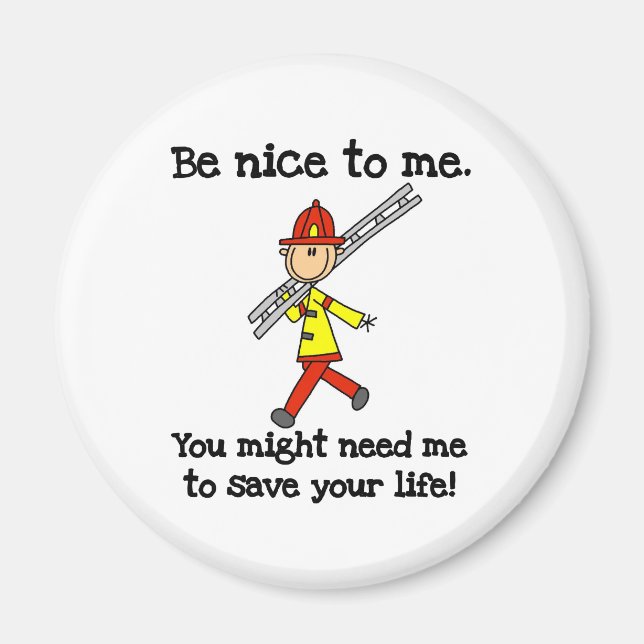 Imã Seja Simpático com Bombeiros (Frente)