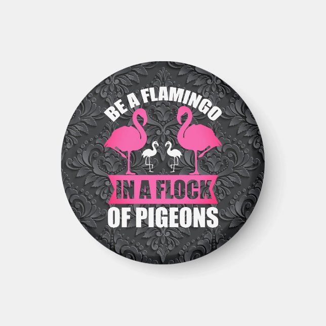 Imã Seja um Flamingo em um Bando de Pombos (Frente)