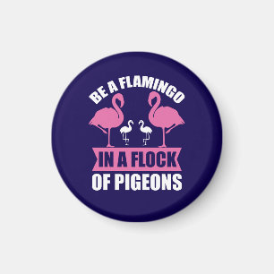 Imã Seja Um Flamingo Em Um Bando De Pombos-18716