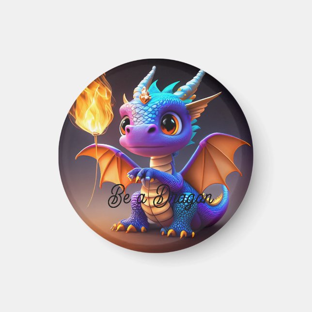 Imã Seja um íman de dragão (Frente)