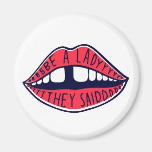 Imã Seja Uma Dama Que Disseram Lábios