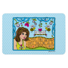 Ímã Seja Você Mesmo_Ímã Flexível 6"x4"