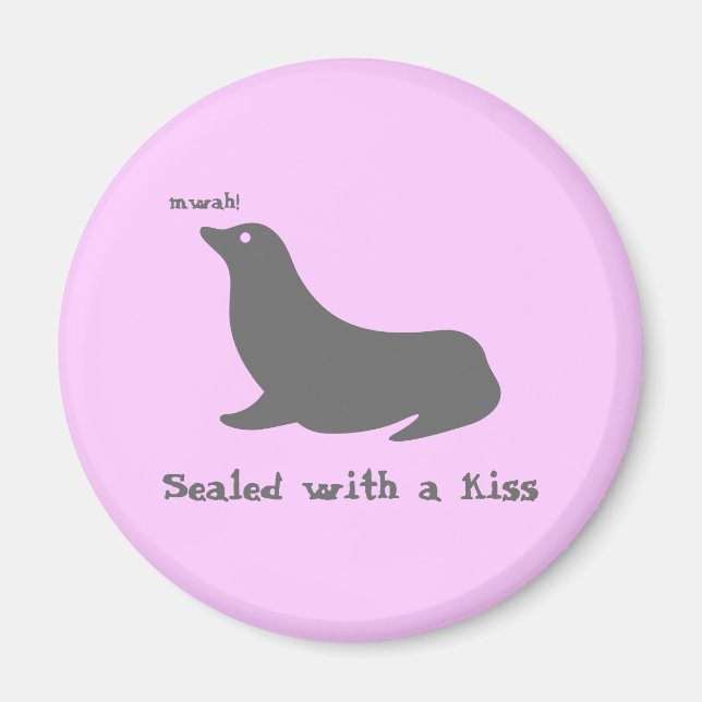 Imã Selado com um beijo (Frente)