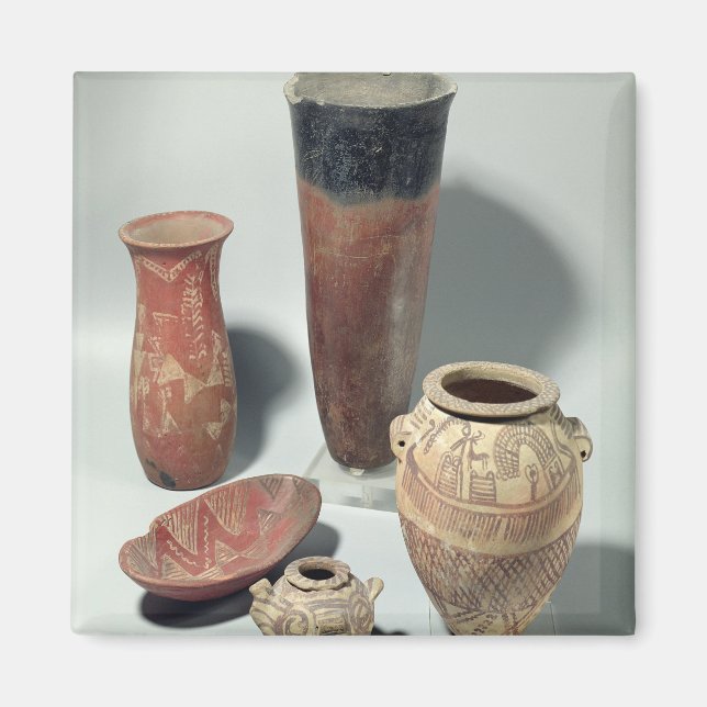 Imã Seleção de vasos, Período Nqada I/II, 4000-3100 (Frente)