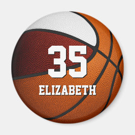 Imã seleção maroon de basquetebol branco