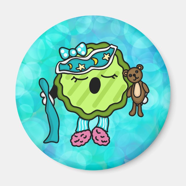 Imã Selecionador de Tempo Sonolento | Noite de Jammies (Frente)