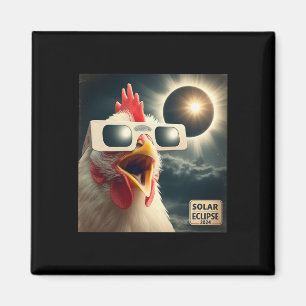 Imã Selfie Chicken Kids Mens Eclipse Solar