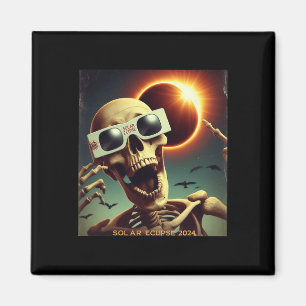 Imã Selfie Skeleton Kids Mens Eclipse Solar 1