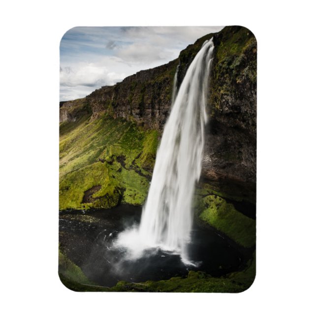 Ímã Seljalandsfoss Waterfall | Islândia (Vertical)