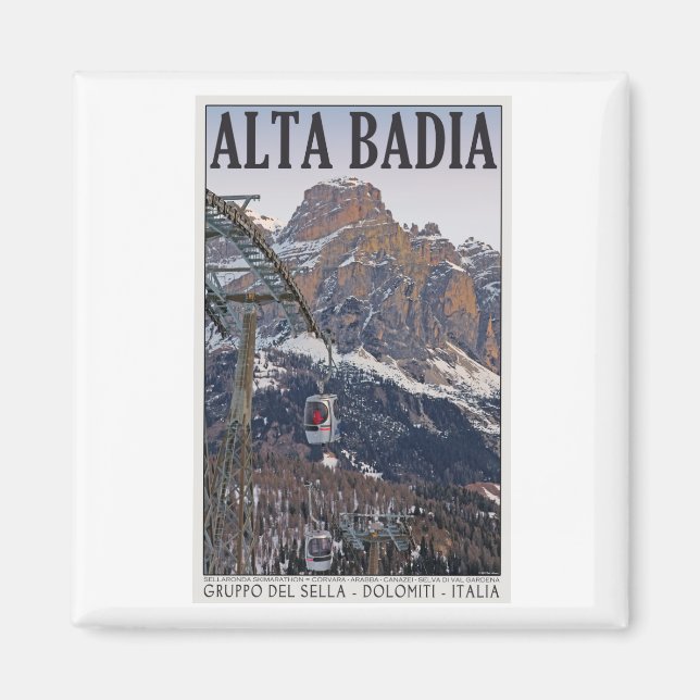 Imã Sella Ronda - Alta Badia Gondola (Frente)